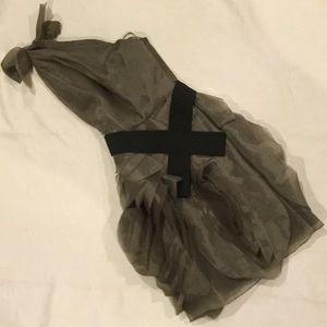 One Shoulder Organza Dress